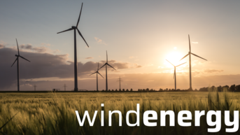 Viele Windräder auf Feld