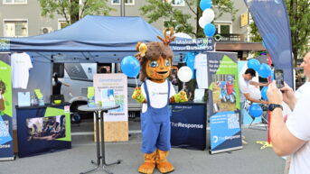 Baumfreund Rooty bei The Response Stand am Corso Leopold